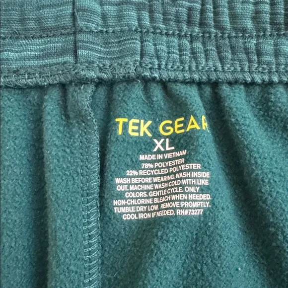 Tek Gear Men's Dark Teal Joggers - Picture 2 of 5